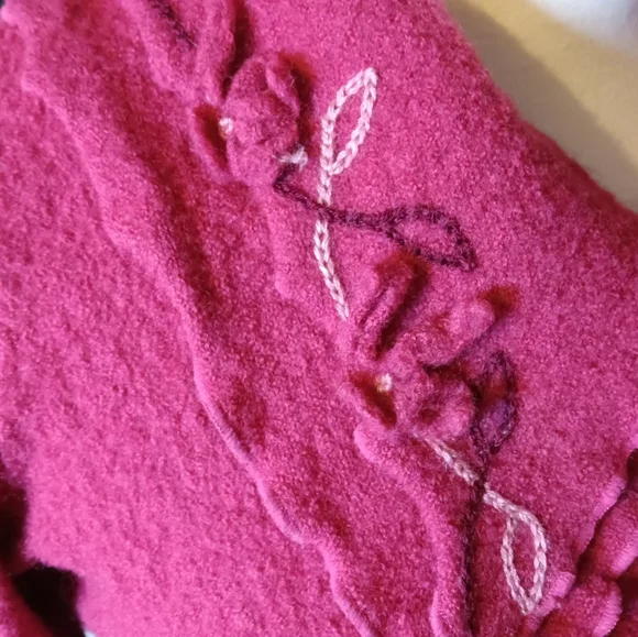 Pink Wool Coat - Picture 4 of 6